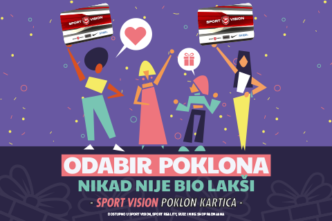 SPORT VISION POKLON KARTICA – ODABIR POKLONA NIKADA NIJE BIO LAKŠI