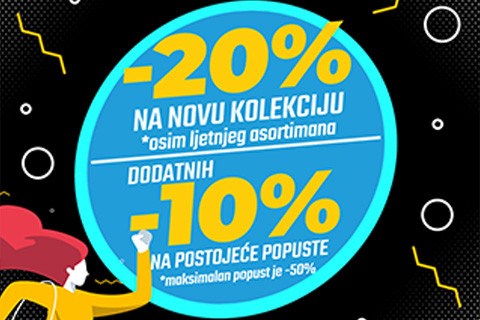 ŠOPING POGODNOSTI U SPORT REALITY RADNJAMA!