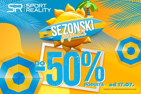 SEZONSKI POPUSTI U SPORT REALITY RADNJAMA!