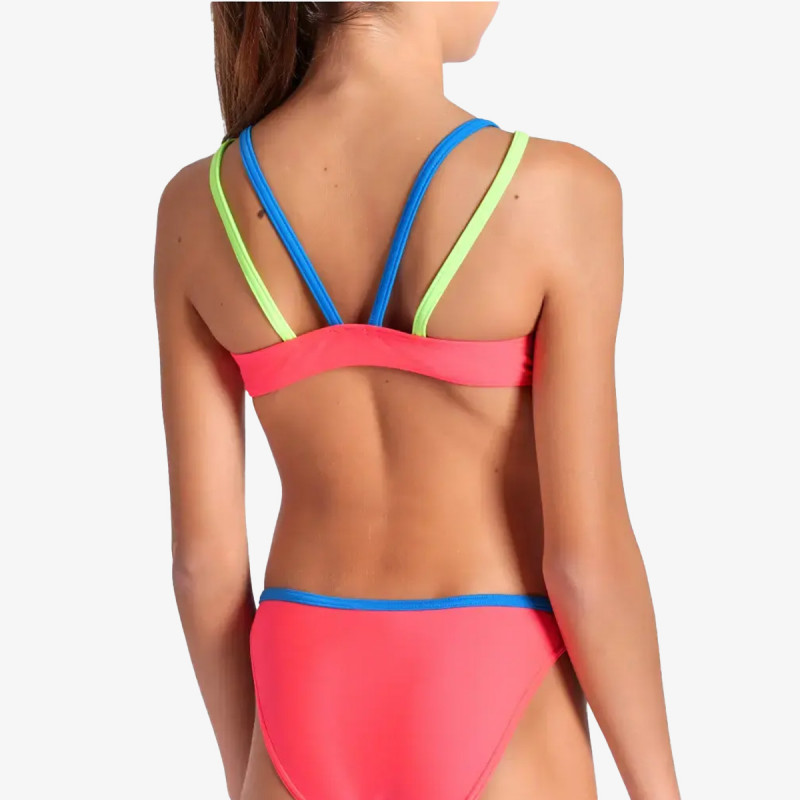 GIRLS ARENA TWO PIECES SWIMSUIT SOLID 