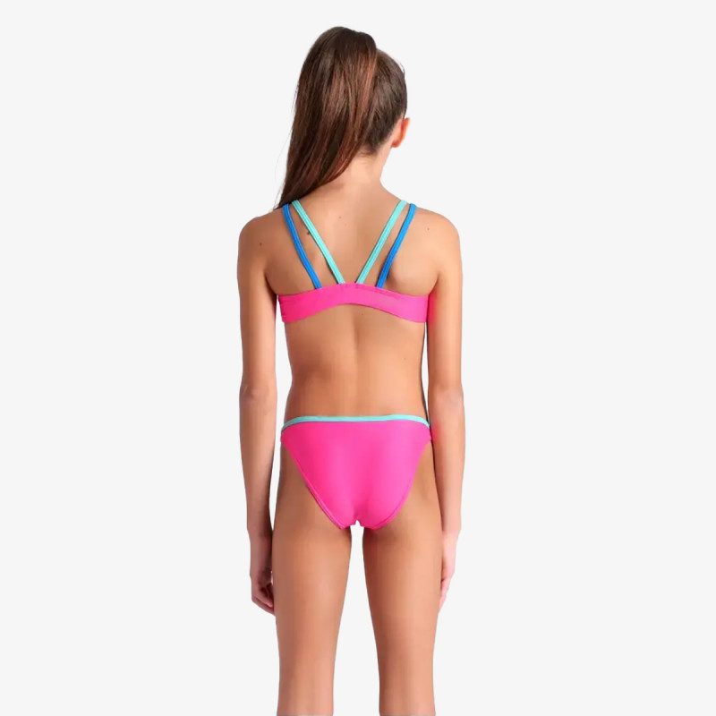 GIRLS ARENA TWO PIECES SWIMSUIT SOLID 