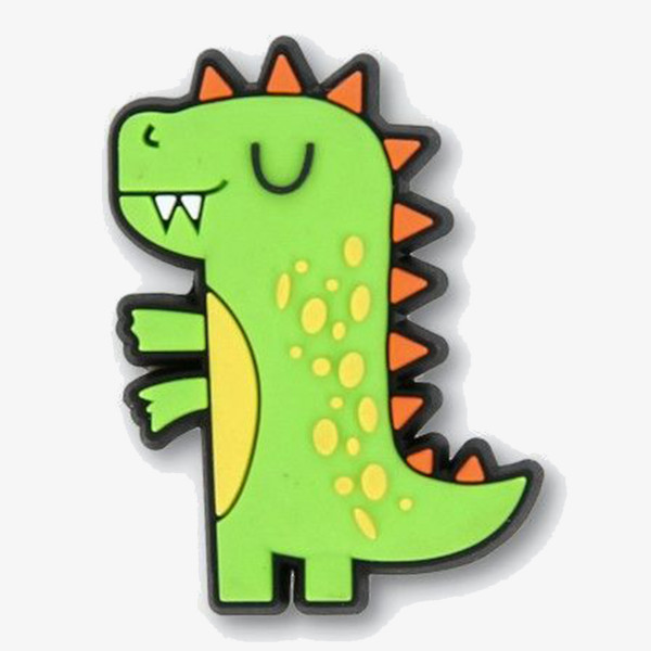 Crocs CROCS JIBBITZ / GREEN DINO 
