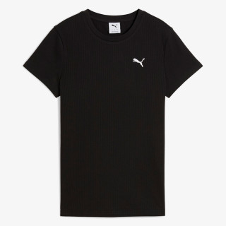 Puma PUMA ESS ELEVATED RIB TEE 