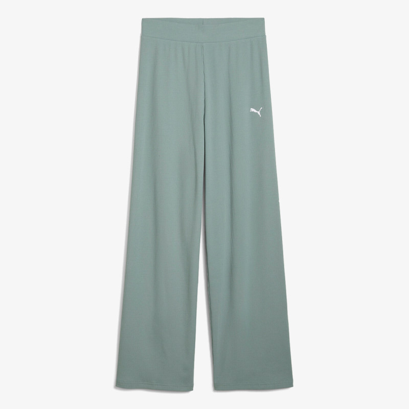 Puma PUMA ESS ELEVATED HIGHWAIST STRAIGHT LEG RIB PANT 