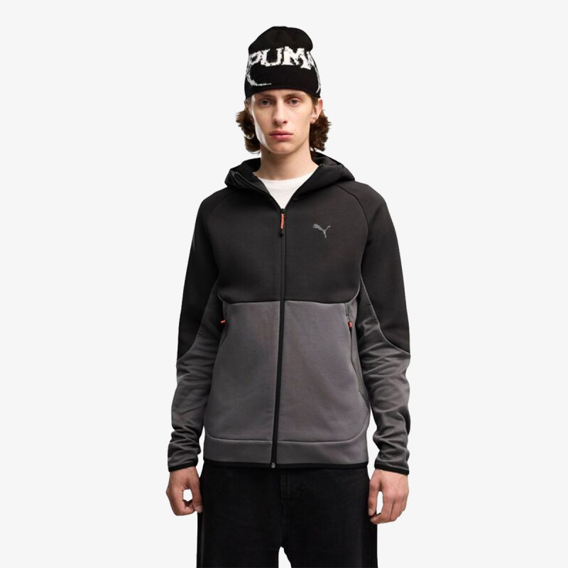 Puma PUMATECH SLIM ELEVATED FULL-ZIP HOODIE DK 