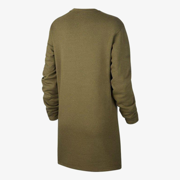 nike w nsw air crew dress bb flc