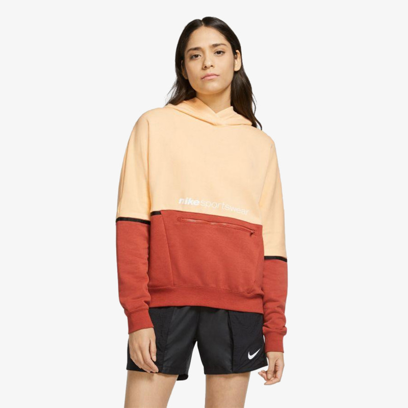 Nike ODJECA DUKS W NSW PO HOODIE FT ARCHIVE RMX 