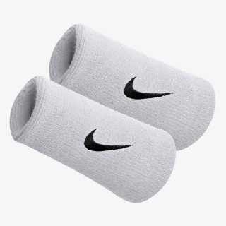 NIKE SWOOSH DOUBLEWIDE WRISTBANDS 2 PK L 