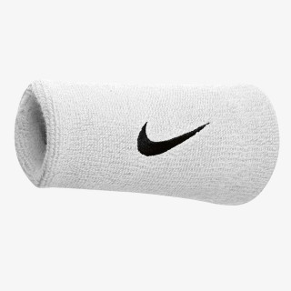 NIKE SWOOSH DOUBLEWIDE WRISTBANDS 2 PK L 