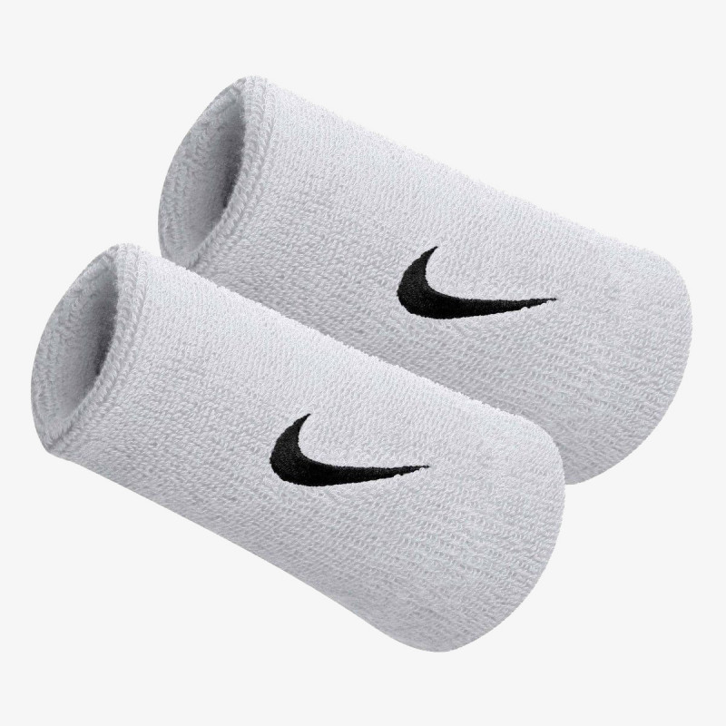 NIKE SWOOSH DOUBLEWIDE WRISTBANDS 2 PK L 
