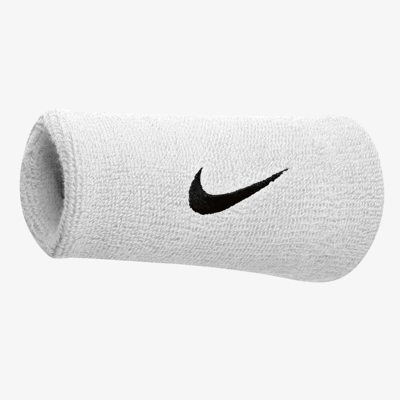 NIKE SWOOSH DOUBLEWIDE WRISTBANDS 2 PK L 